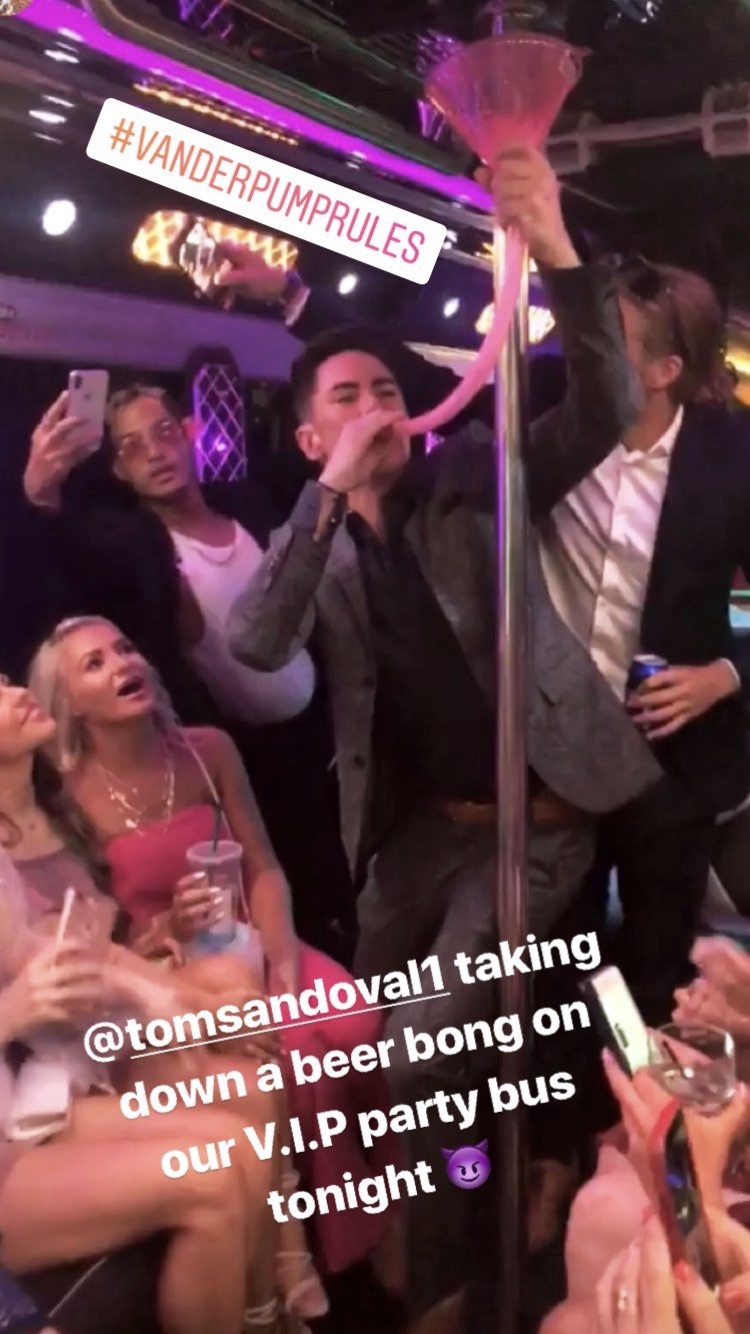 Vanderpump Rules Rides With The Party Bus Group