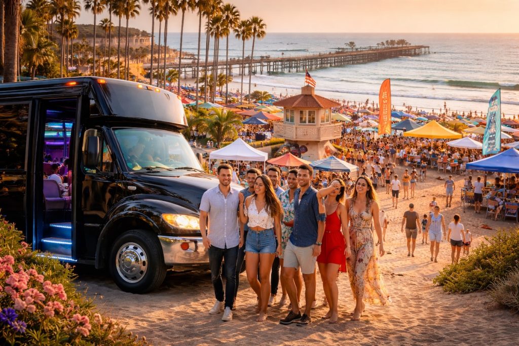 Beach Festival San Clemente Group Transport Service