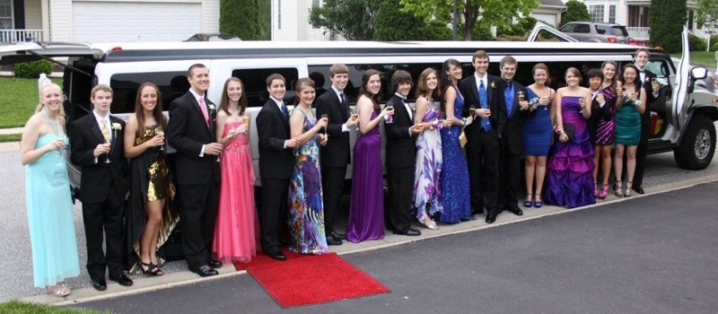 High School Prom Party Bus